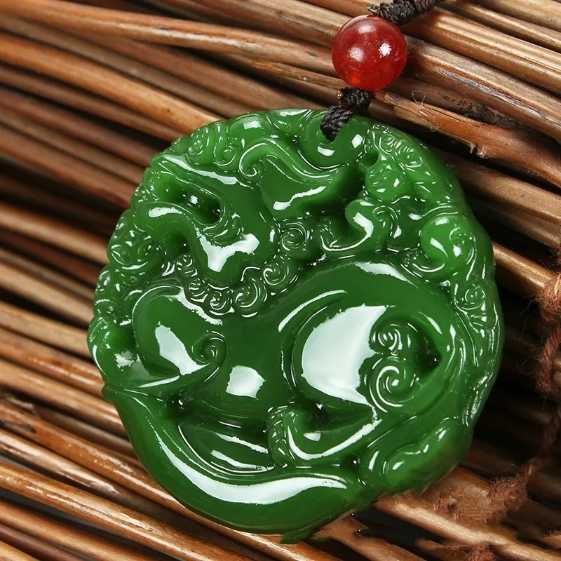 Xinjiang Natural Hetian Jade Jade Ingot Pendant Pendant for Men and Women Lucky Charm To Ward Off Evil Spirits Pendant