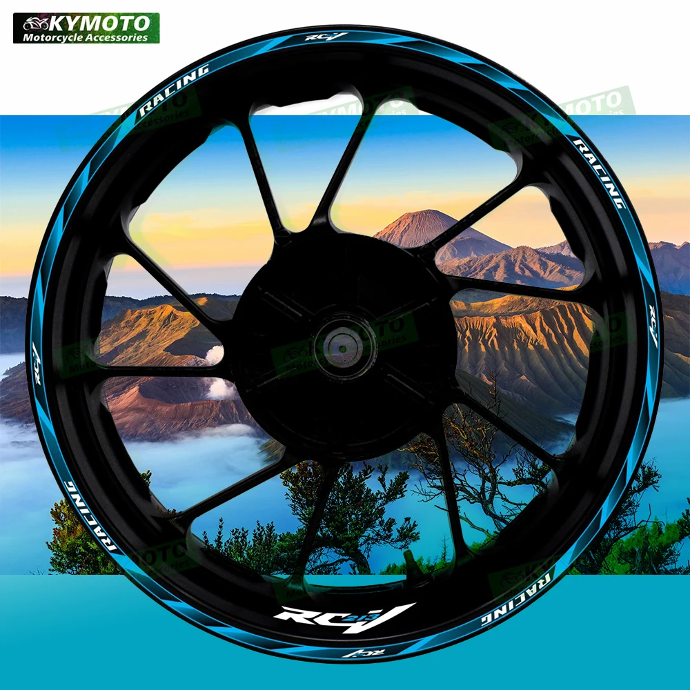 

For Honda RCV213 RCV 213 motorcycle accessories 17-inch front and rear wheel stickers fairing stickers reflective rim decorate