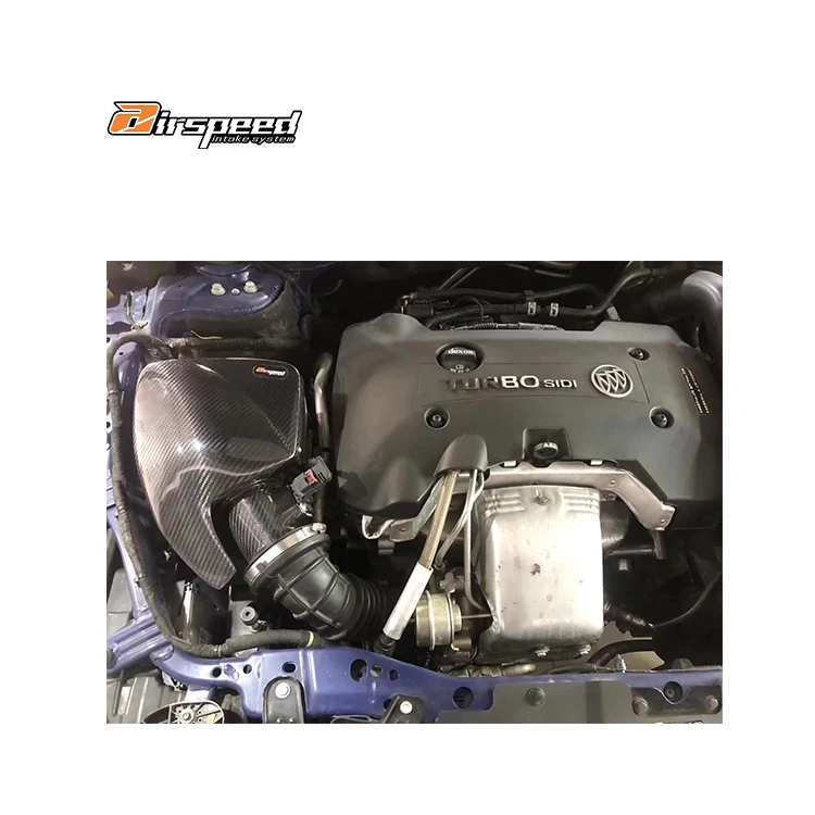 Airspeed Brand Fully Meet the Out Put of More Horsepower 100% Dry Carbon Fiber Cold Air Intake System For BUICK REGAL GS 2.0T