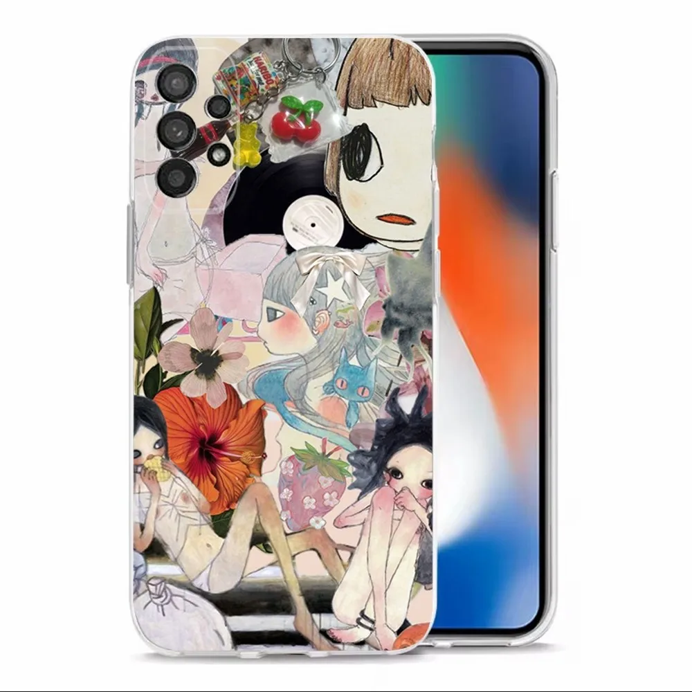 Aya Takano Japanese painter Phone Case For Samsung Galaxy A71,70,52,40,51,31,A50,21S,30S,Note20ultra Transparent Cover