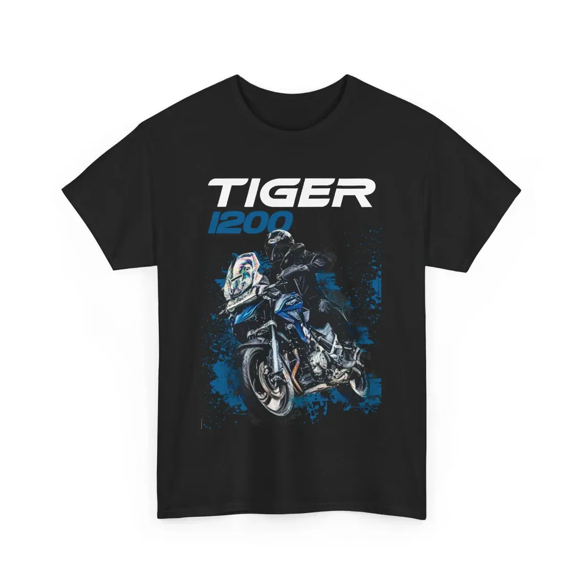 

@EY T.riumph Tiger 1200 T Shirt The Ultimate Big Trail Motorcycle Tee Adventure King Rider Top For Fans Triple Engine Gift