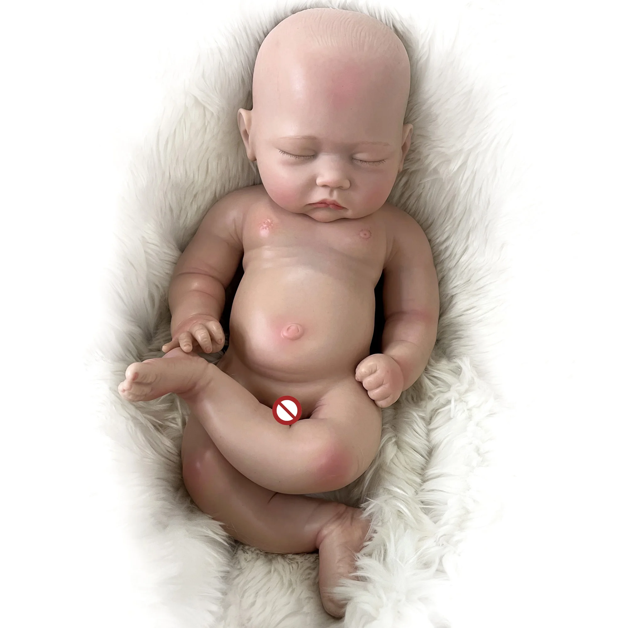 18Inch Full Body Solid Soft Silicone Bebe Reborn Geschilderd Levensechte Reborn Baby Jongen En Meisje Bebe Reborn Corpo De siliconen Inteiro