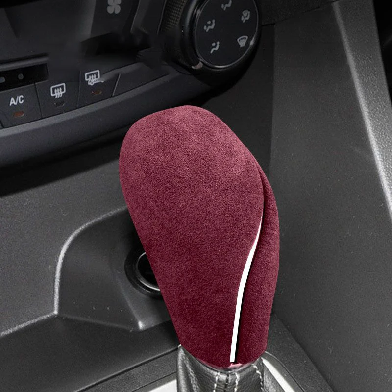 

Gear Lever Shift Knob Cover Suede Handle Overlays Protector Trim For Buick Excelle 2015-2021 Auto Parts Car Accessories