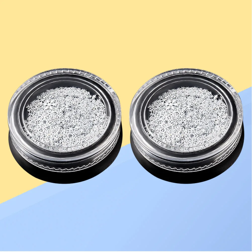 

2 Boxed Snowflake Nail Art Stickers Ultrathin Fingernail Decals DIY Nail Art Decoration Christmas Stickers for Women Girls