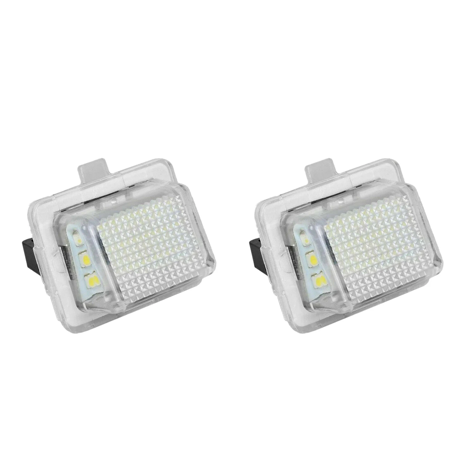 

2Pcs Car License Plate Light for Mercedes-Benz W204/W212/W216/W221/W207 18 Led White Rear License Tag Lights