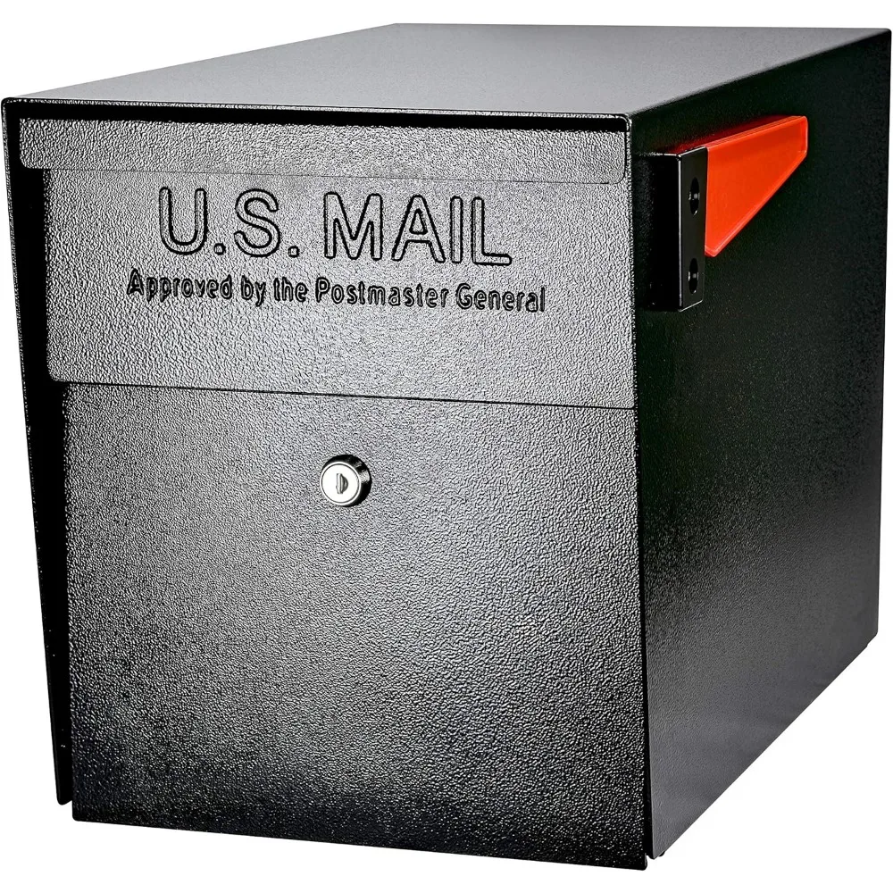 7106 صندوق بريد قفل أمان من الفولاذ المقاطع، أسود، كبير جدًا، 21 بوصة. عمق × 11.125 بوصة. عرض × 13.75 بوصة. ح