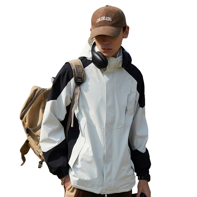 

Winter Waterproof Coat Snowboard Rain Jacket Hooded Windproof Windbreaker Men's Ski Snow Jacket Women's Warm Fleece Liner Coat