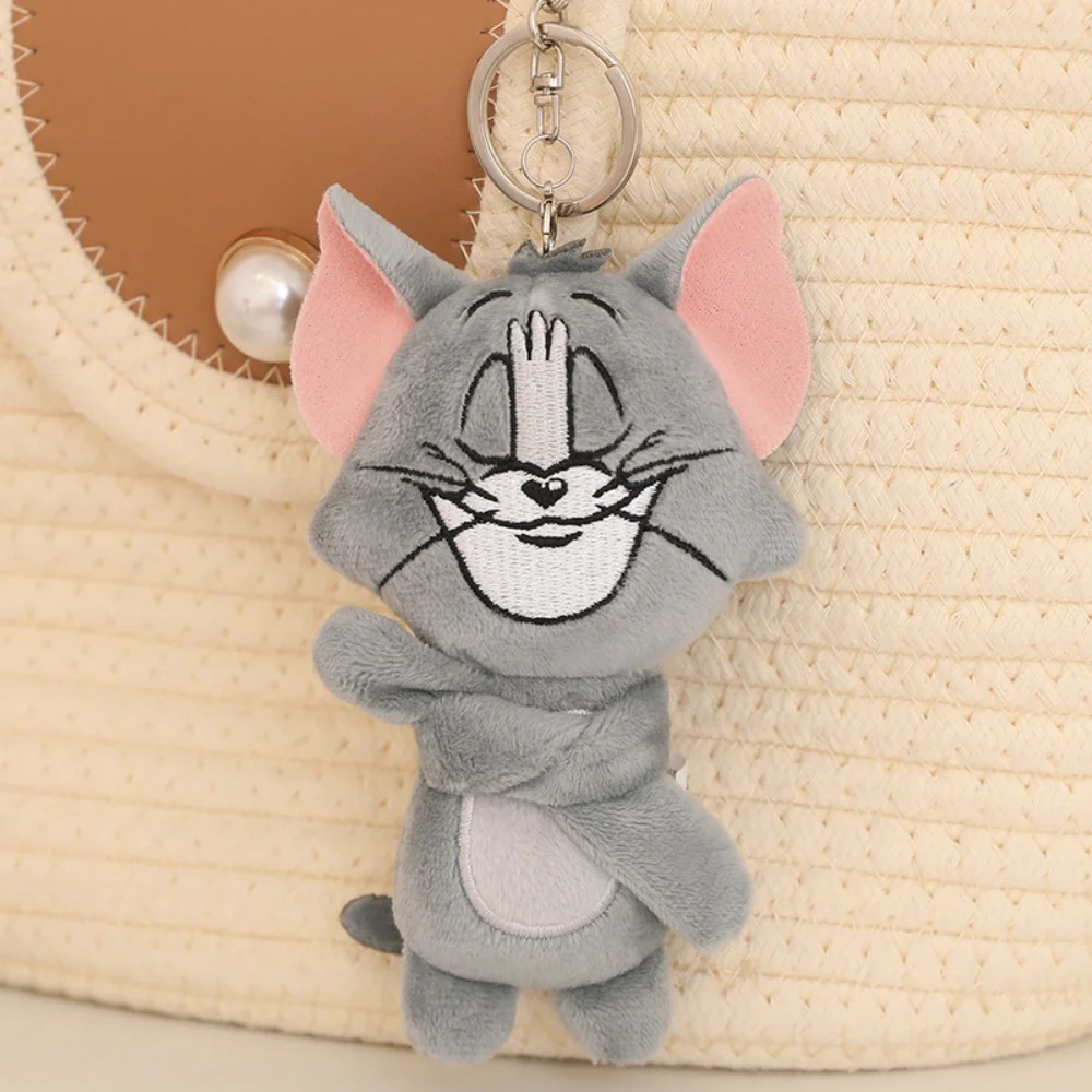 本物のトムとジェリーぬいぐるみおもちゃかわいいトーマス猫ロングアームハグ胸漫画人形バックパック装飾アクセサリーギフト