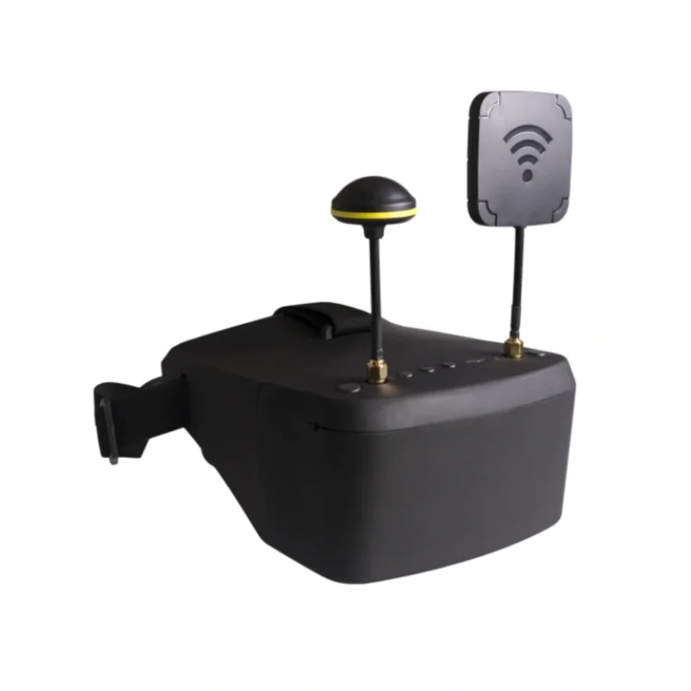 BoaMasMFPV Goggles 5.8GHz 40ch Receiver With DVR 5 Inch 800x480 HD Screen Built-in 3.7V/2000mA Battery For RC FPV Drone