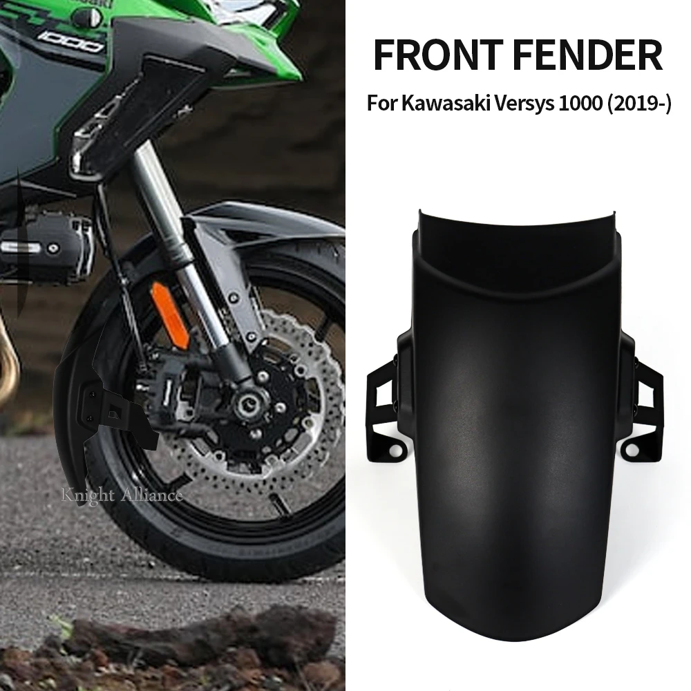 

For Kawasaki Versys 1000 Versys1000 2019- Motorcycle Accessories Front Fender Mudguard Extender Mudguard Splash Guard Extension