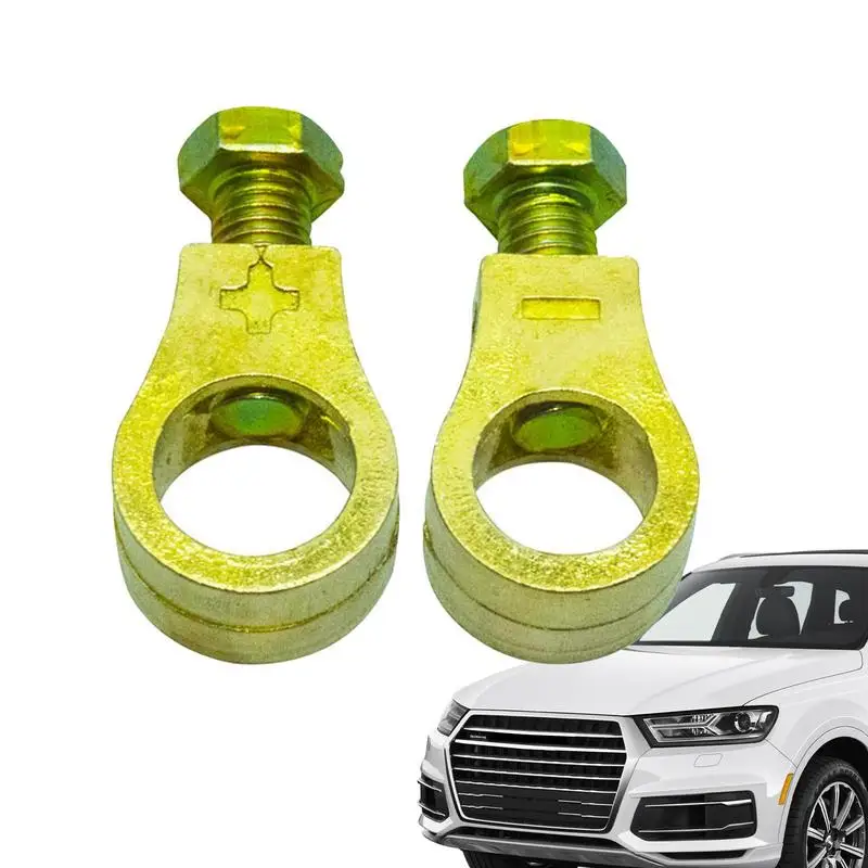 Terminal Clip 2pcs Pure Copper Rugged Clip Connector For Positive And Negative Pole Automobile Accessories For Motorboats