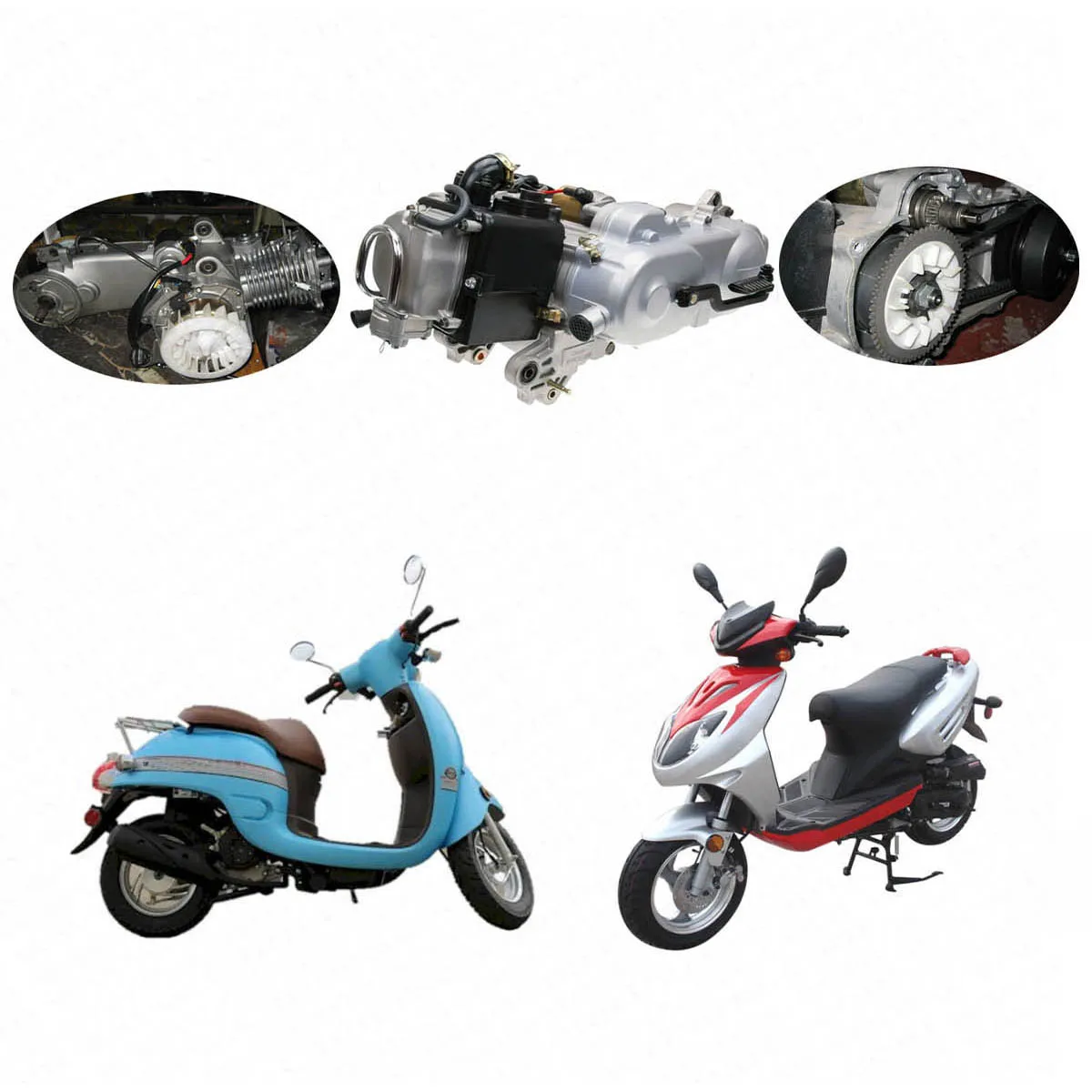 114MM 88MM 26T Variator Kit GY6 50CC 60CC 80CC  139QMB Taotao Znen Sunl Jonway Baotian Scooter Parts