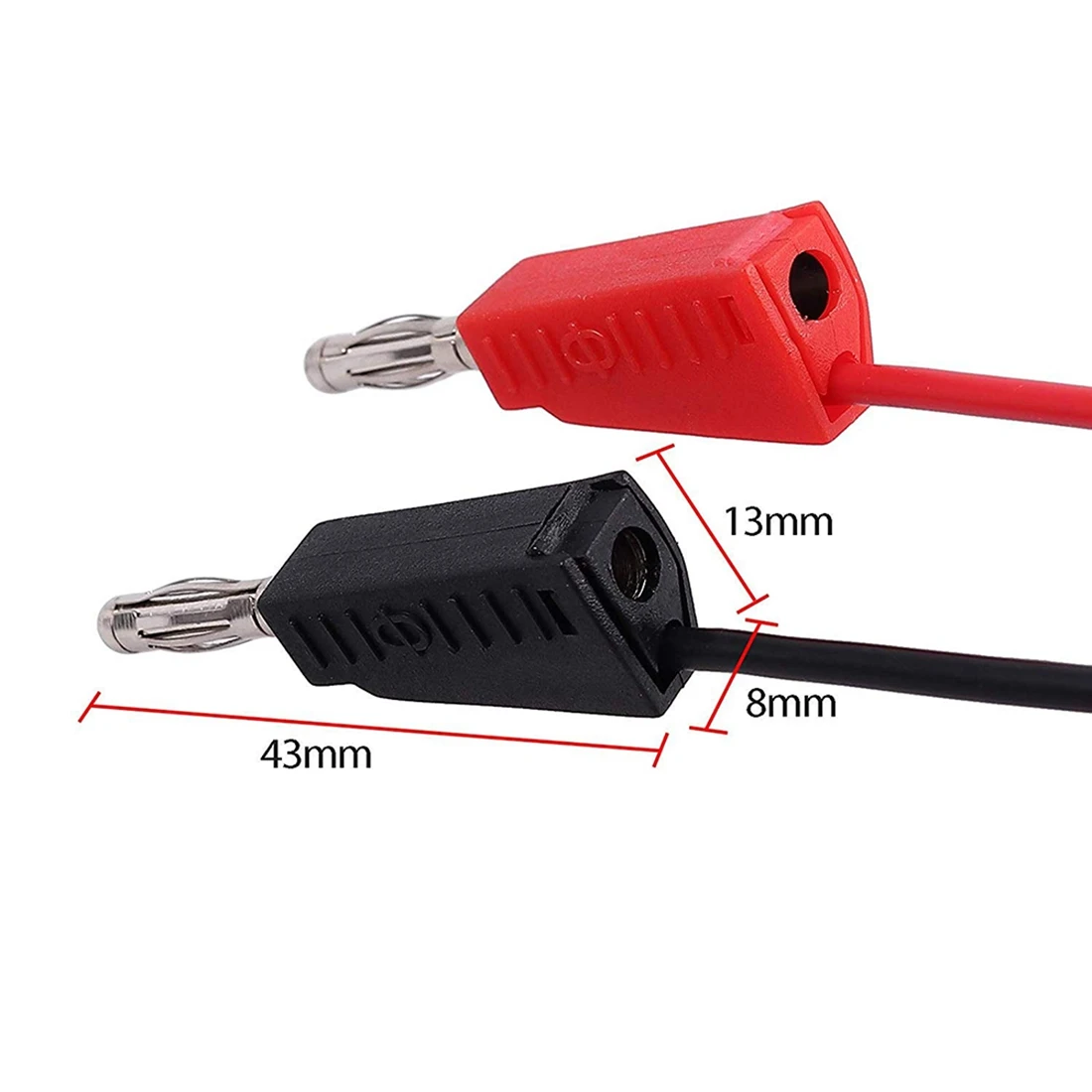 Universal Oscilloscope Probe with Accessories Kit 100MHz Oscilloscope Clip Probes with BNC to Test Lead Kit