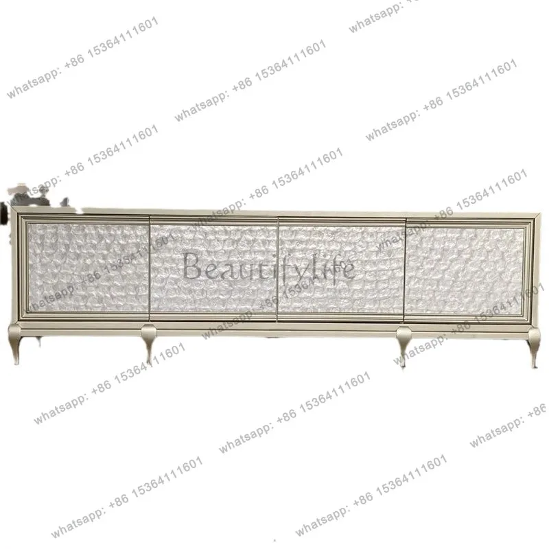 American light luxury solid wood shell TV cabinet post-modern simple audio-visual cabinet