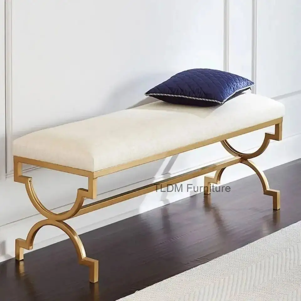 Nordic porta sapato banco de entrada casa footstool vestiário sapato resto banco quarto cama final fezes sofá bancos sala estar