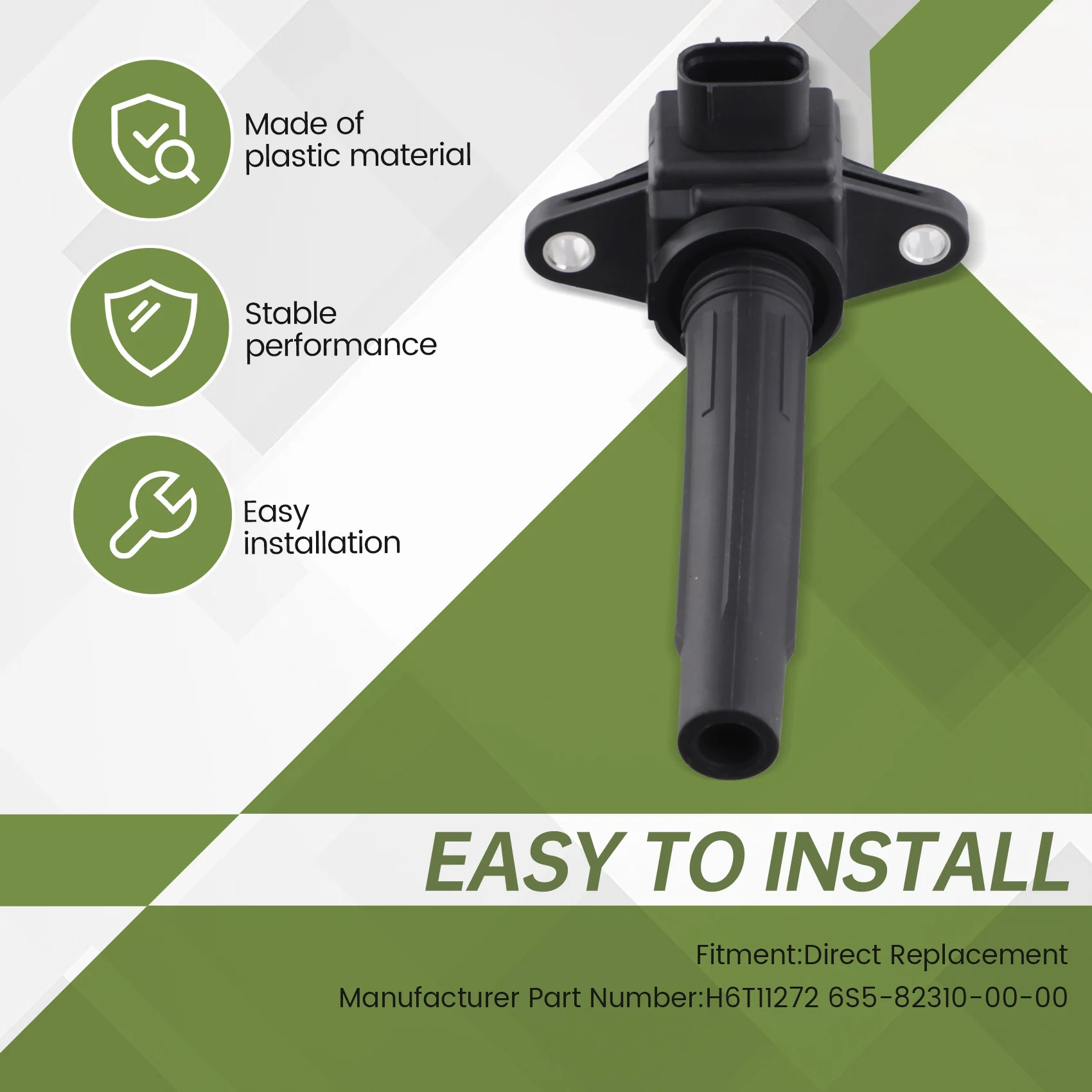 

New 4X Ignition Coil H6T11272 For Waverunner VX FX Cruiser LTD HO SHO SVHO 6S5-82310-00-00