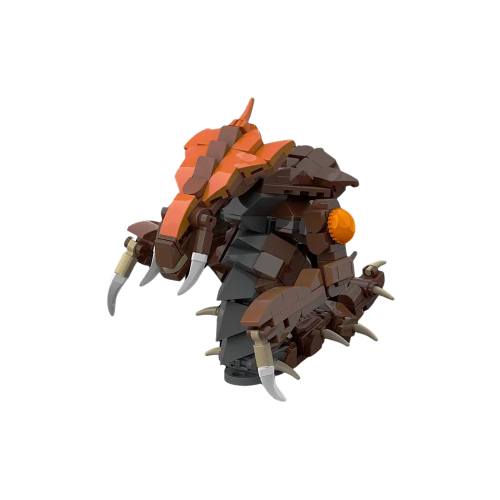 Gobricks MOC Zerg Hydralisk Bricks StarCraft Figures Hydralisk The Zerg Model Hero Zerg Buiilding Blocks Set Toys For Gift