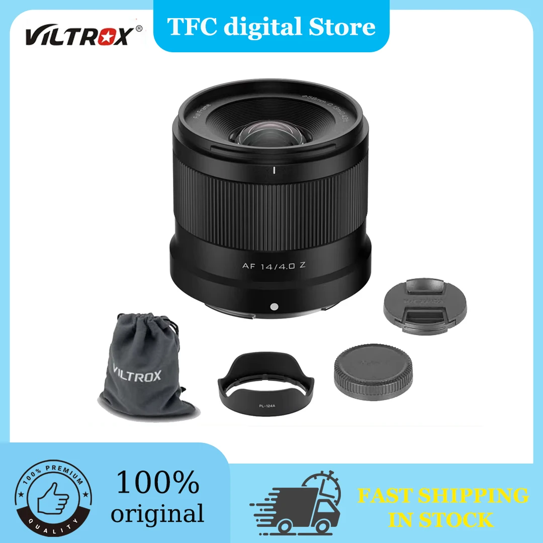 

Ультраширокоугольный фикс-объектив Viltrox 14mm F4.0 Air Full Frame с автофокусом для Nikon Z-Mount Z6III Z8 Z5II Z6II Z7II Z9 ZFC Z50II Z7