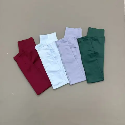 Sports Pants Women Seamless Low Waist Butt Lifting Yoga Leggings High Stretch Slim Fitness Gym Workout Running Athletic Trousers