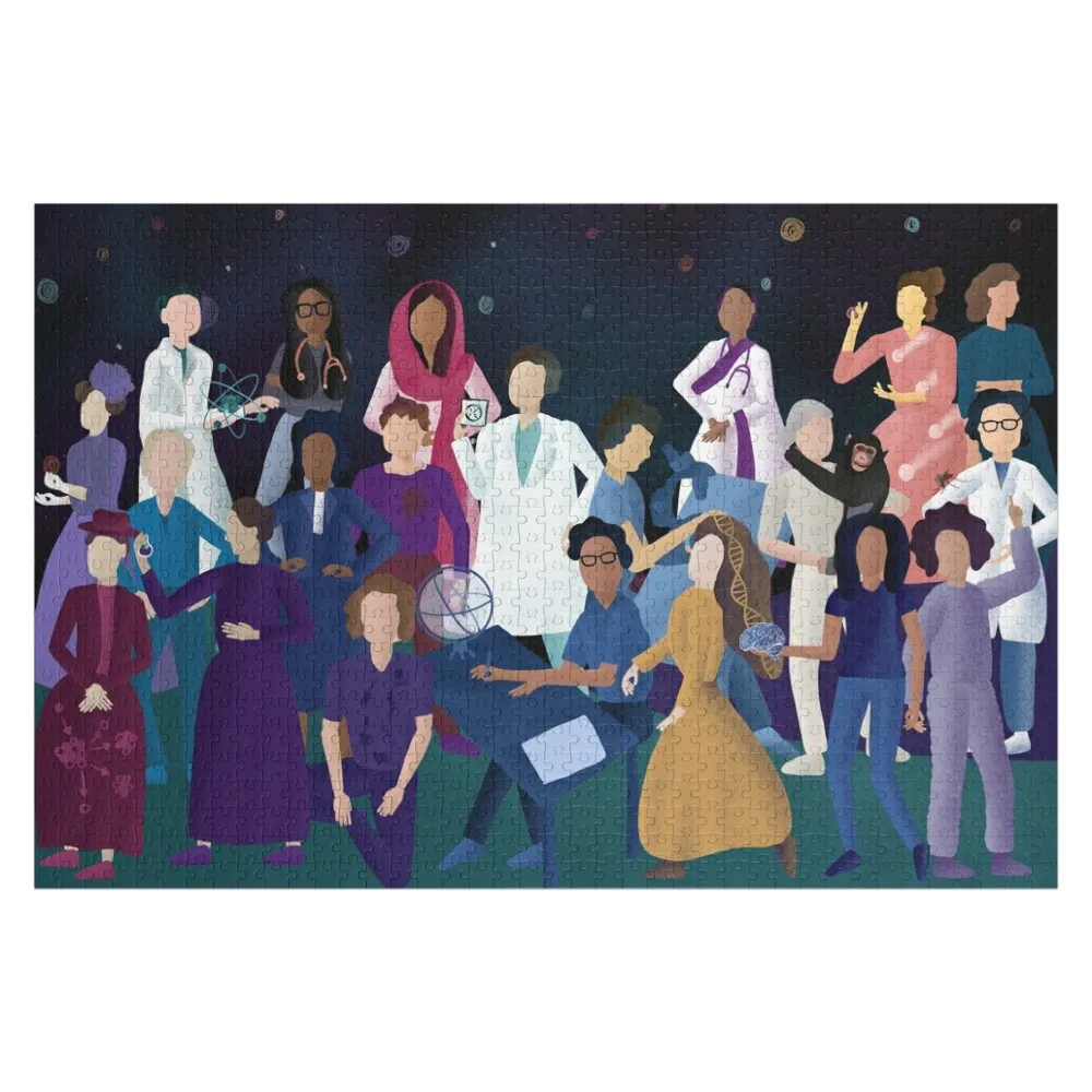 Women in STEM Puzzle Jigsaw Puzzle Customs With Photo Customized Toys For Kids Custom Child Gift Wooden Name Puzzle