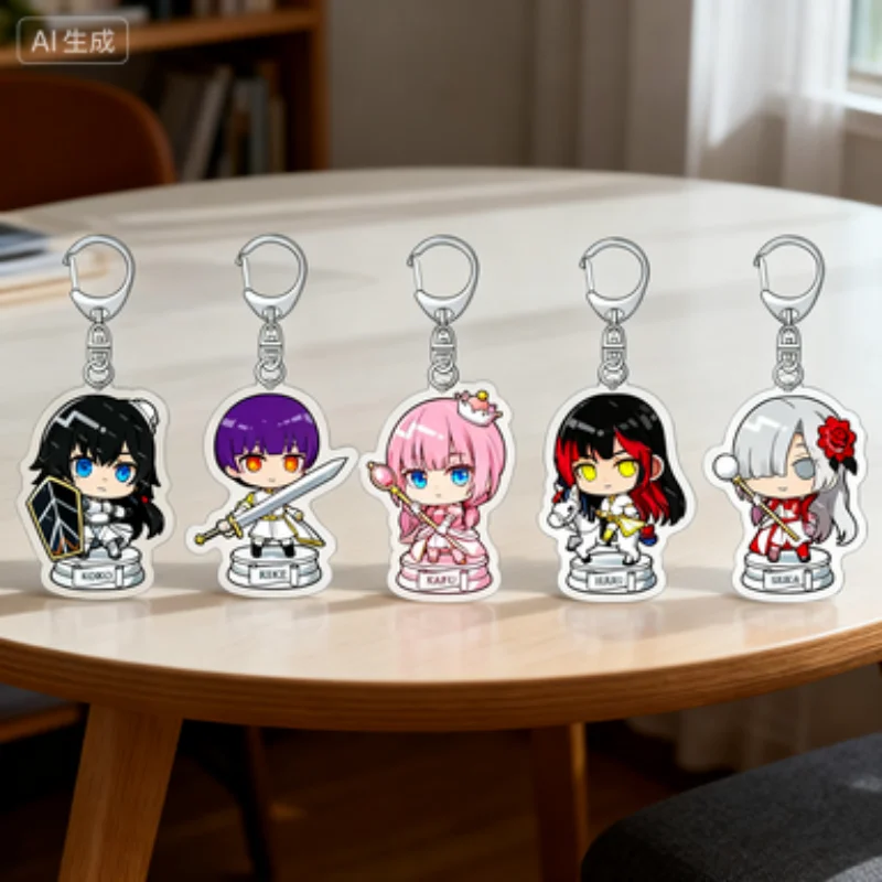

Original SEGA Luminasta KAMITSUBAKI CITY REGENERATE Acrylic key ring keychain nime character portrait stand desktop decoration