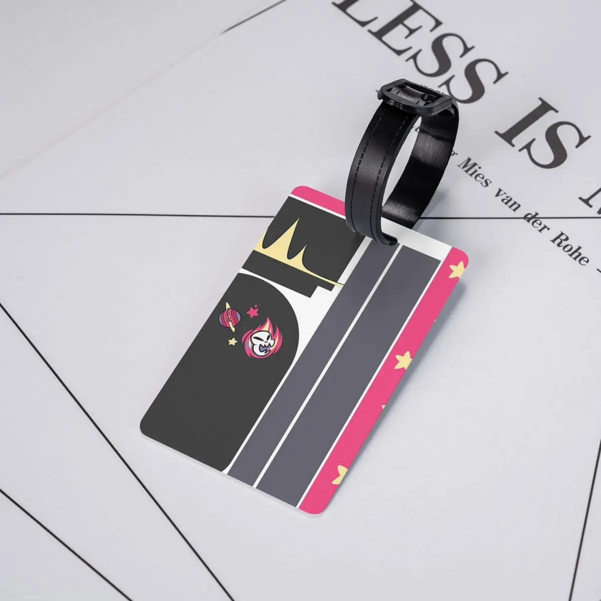 

Helluva Boss - Octavia Luggage Tags Suitcase Accessories Travel Baggage Boarding Tag Label Holder ID Name Address