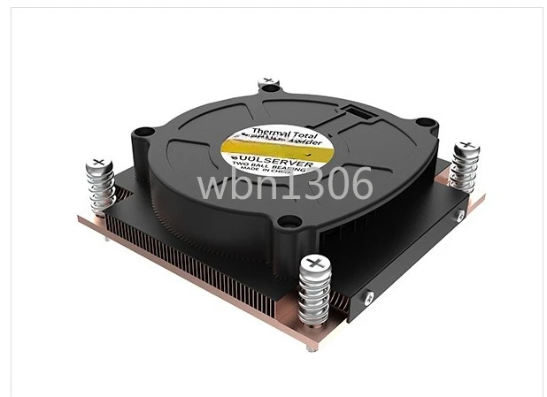 

1U 1700 radiator CPU fan ultra-thin server radiator fan all copper 4PIN temperature control