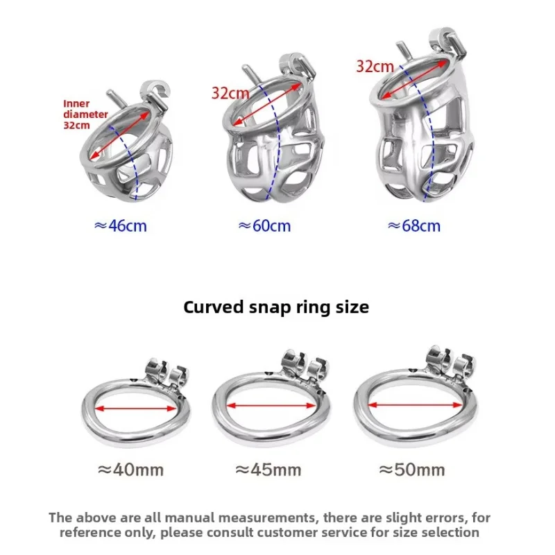 New Mamba Metal Chastity Cage Multi Size Devices정조대Penis Lock Penis Cage Cock Rings Men Cuckold Lockdown Bird Adult Sex Toys 18+