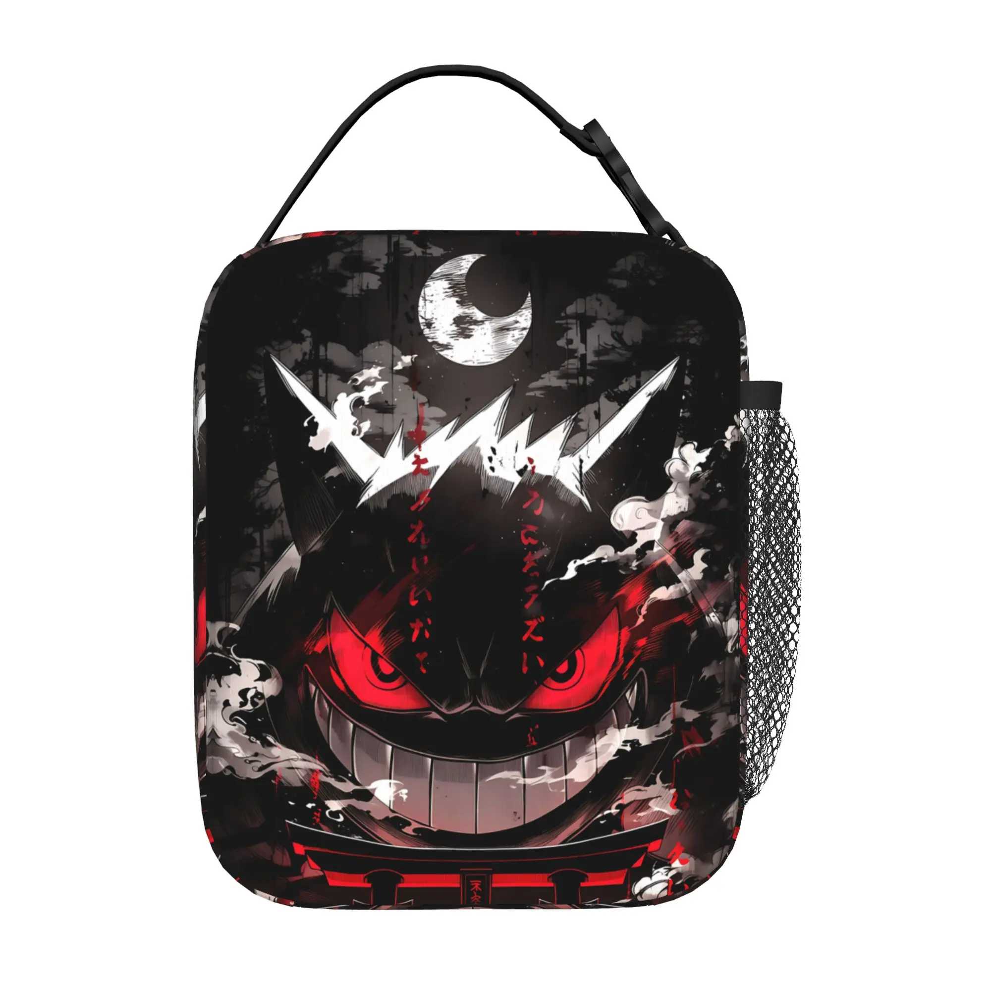 Pokemon Insulated Lunch Bag Meal Pack Rice Bag Gengar Ghost bolsa Student Bento Lunch Handbag Insulation