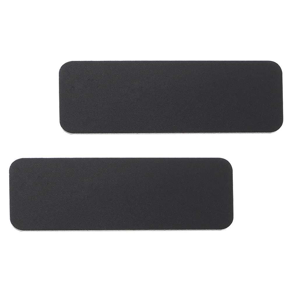 2 قطعة شارة فارغة علامة صلبة لشارات المكتب عامل شارات اسم فارغة طالب المحمولة اسم العلامات مدرسة التموين الأسود