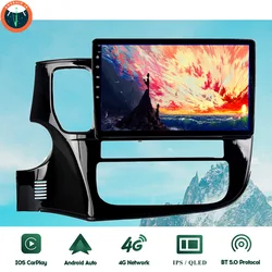 For Mitsubishi Outlander 2012 - 2018 8G+128G Android 14.0 4G Lte WiFi Car Radio Multimedia Video Player Navigation GPS Monitor