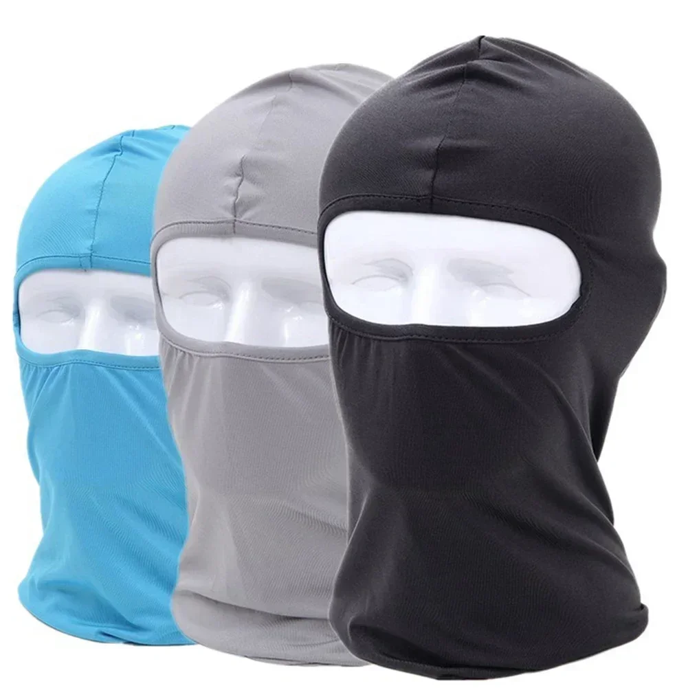 Full Face Cycling Cap Cool UV Protection For Men Quick-Dry-Lycra For Road Bicycle Skiing And Summer Sun Motorcycle 8 Colors