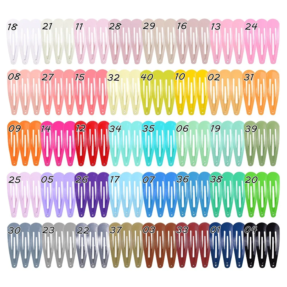 10Pcs Girls Hair Clips Candy Color Dripping Hair Clip Princess Barrettes Korean Hairpins Headdress Kids Hair Accessories