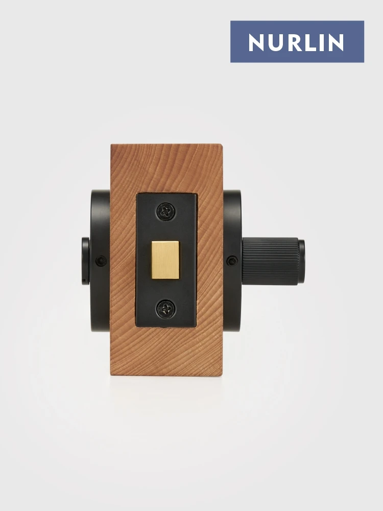 

Nurlin Brass American Structure Thumbturn Lock Work With Deadbolt Latches Linear Detailing For Internal Bathroom Bedroom