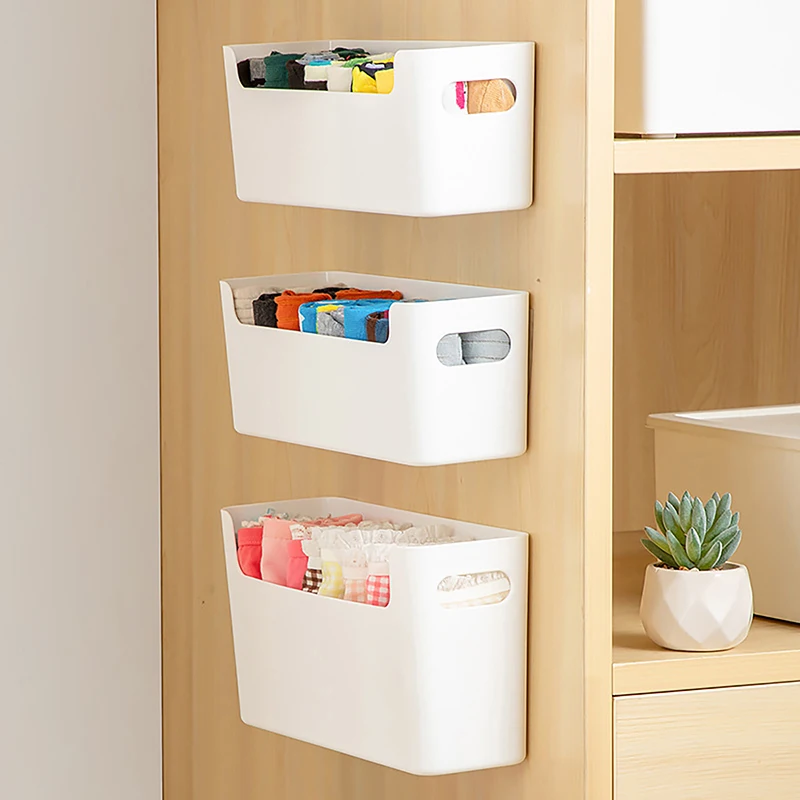 Cabinet door storage box, seasoning rack, perforated wall storage box, home underwear and socks storage rack, tableware drying