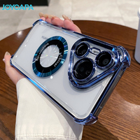 Clear Shockproof Magnetic For Magsafe Case For Huawei P70 P60 Mate 60 50 40 Magic 6 5 4 Honor 100 90 Pro Glass Lens Hard Cover