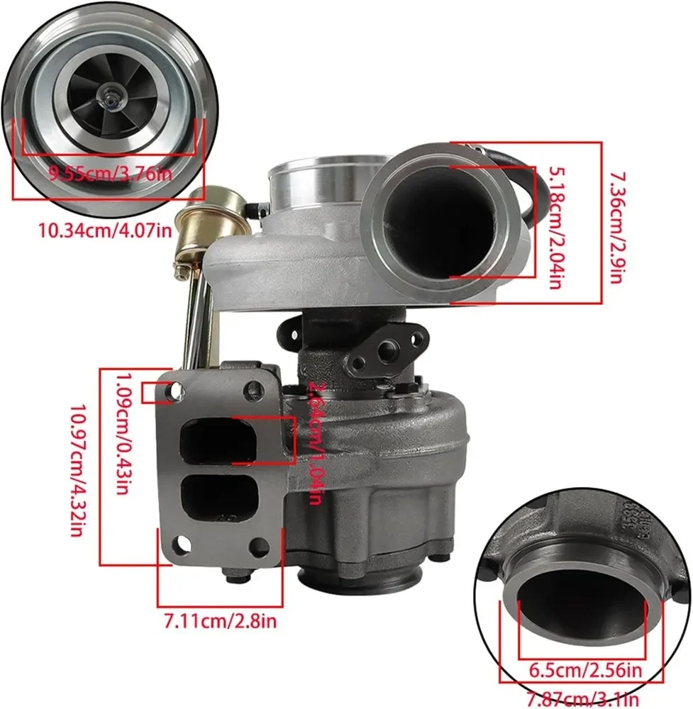 3539373 3802809 3802994 3802843 3802992 Hoge Kwaliteit Diesel Turbo Turbo Voor 1996-1998 Dodge Ram 2500 3500 2 DEUR TP-1181