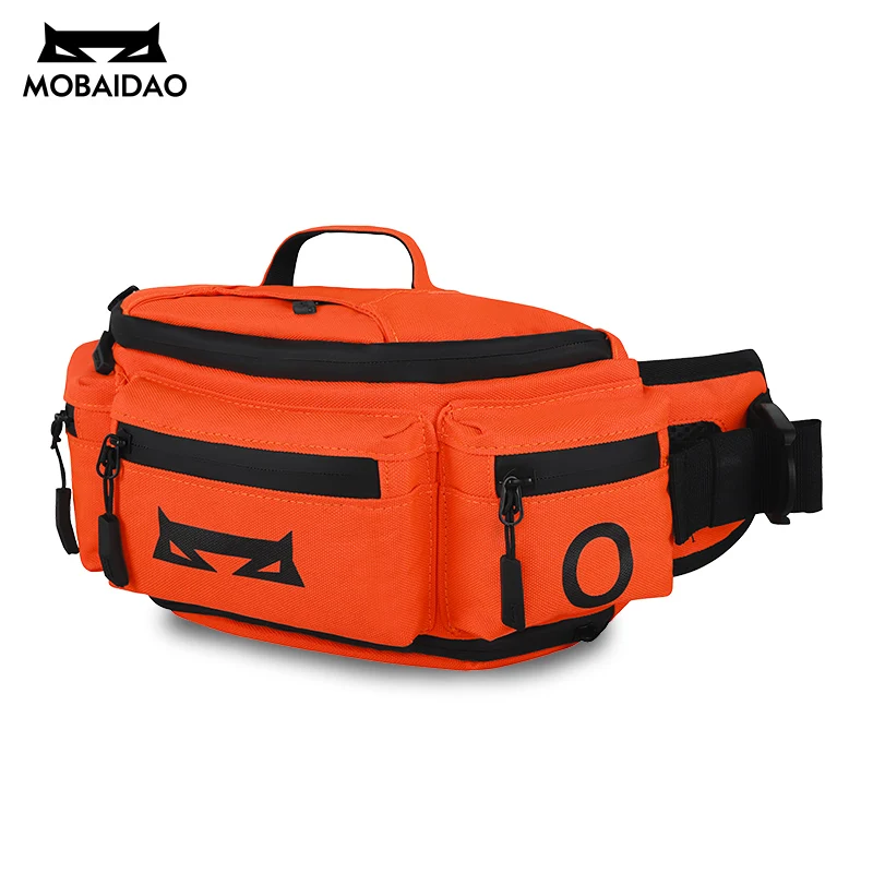 

Orange Motorcycle Waist Bag Outdoor Sport Belt Hip Bum Bags Waterproof Motorbike Tactical Travel Mobile Phone Purse