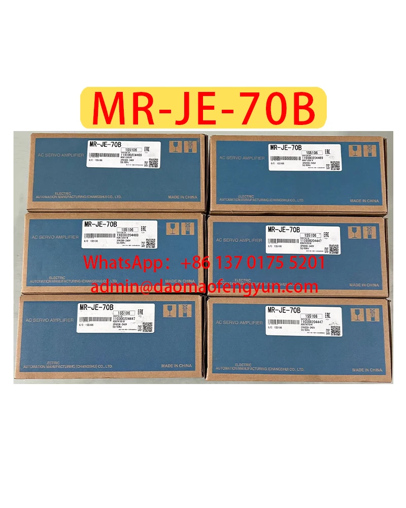 

MR-JE-70B Brand New Servo Drive Original Genuine，Fast Shipping