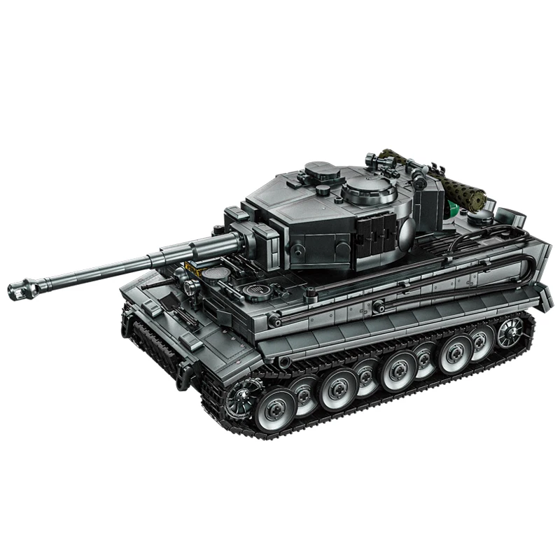

World War II Military Tiger Heavy Tank Assembly Model Small Particle Tras Vehicle Adult High Difficul Building Blos Toy