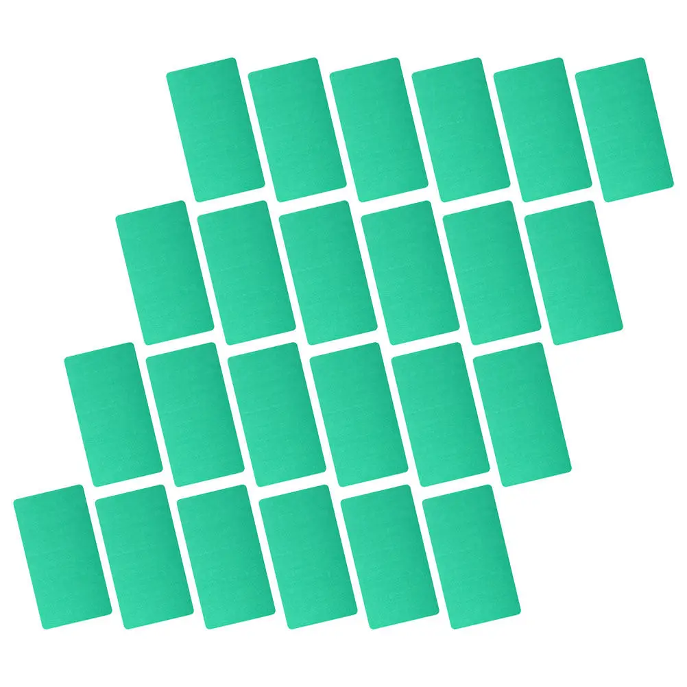 

100Pcs Metal Name Cards Blank Aluminum Business Cards Engraved DIY Smooth Aluminum Alloy Card Blanks for Custom Sublimation