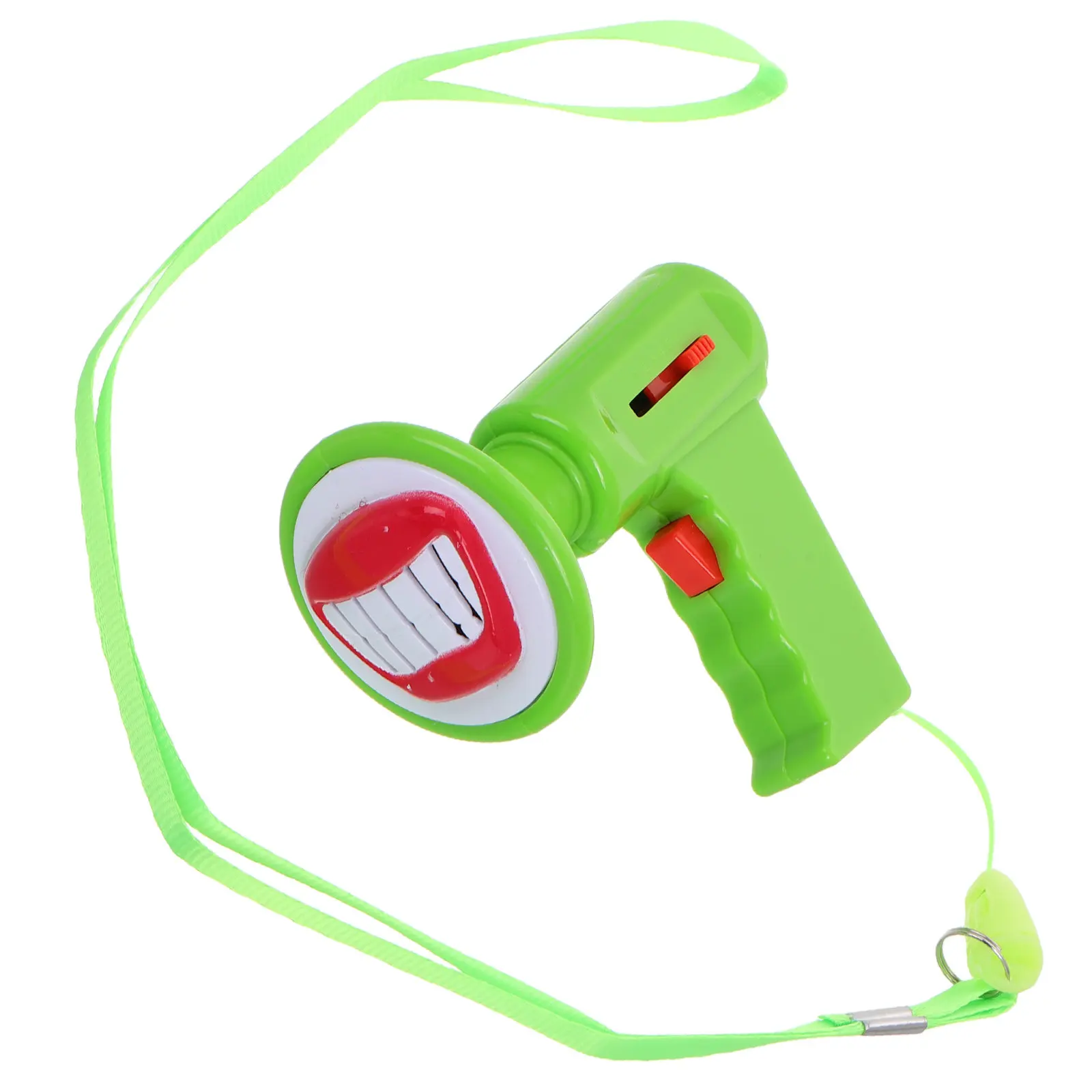 

Handheld Voice Changer Speaker Shaped Like Giant Mouth for Parties Sports Events Stage Performances Portable Fun Sound Changing