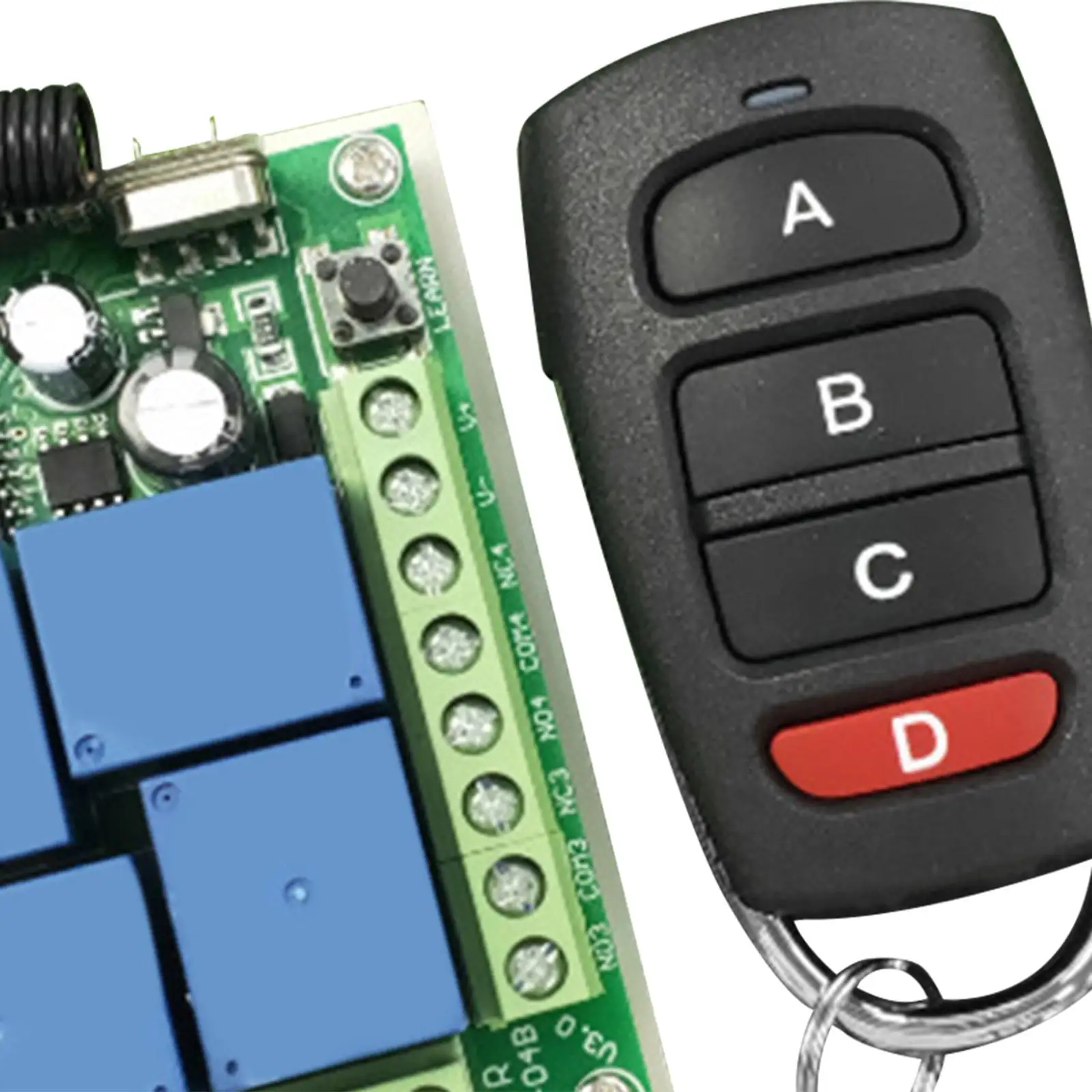 Wireless Remote Control Lamp Switch DIY for Lights Garage Motor Awning