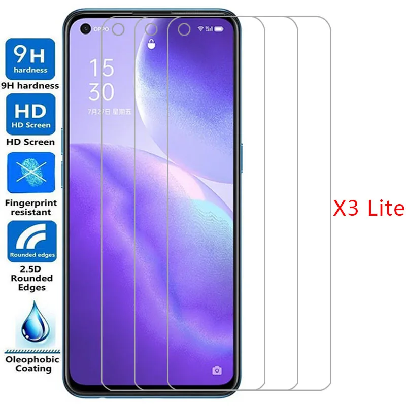 Защита экрана для oppo find x3 lite, защитное закаленное стекло на findx3 x 3 3x x3lite светильник, защитная пленка 9h opp opo appo oppa