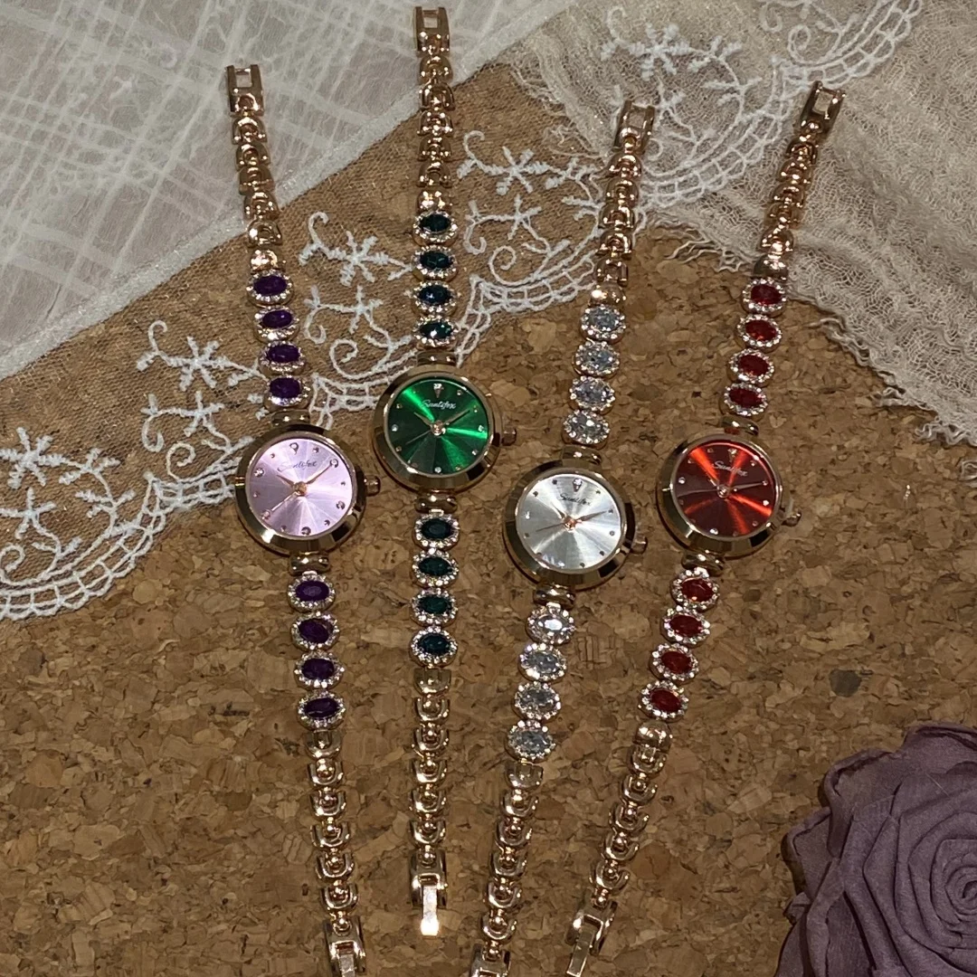 Женские кварцевые часы-браслет, элегантные женские роскошные наручные часы с бриллиантами, женские часы, подарок на праздник Montre Femme