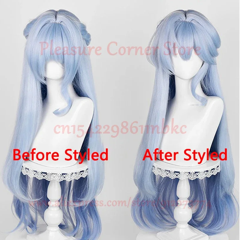 ZA01 Honkai Star Rail Робин Косплей Парик Длинный Синий Парик Градиента Косплей Игры Косплей Парики Термостойкие Синтетические Парики РОБИНZa0@