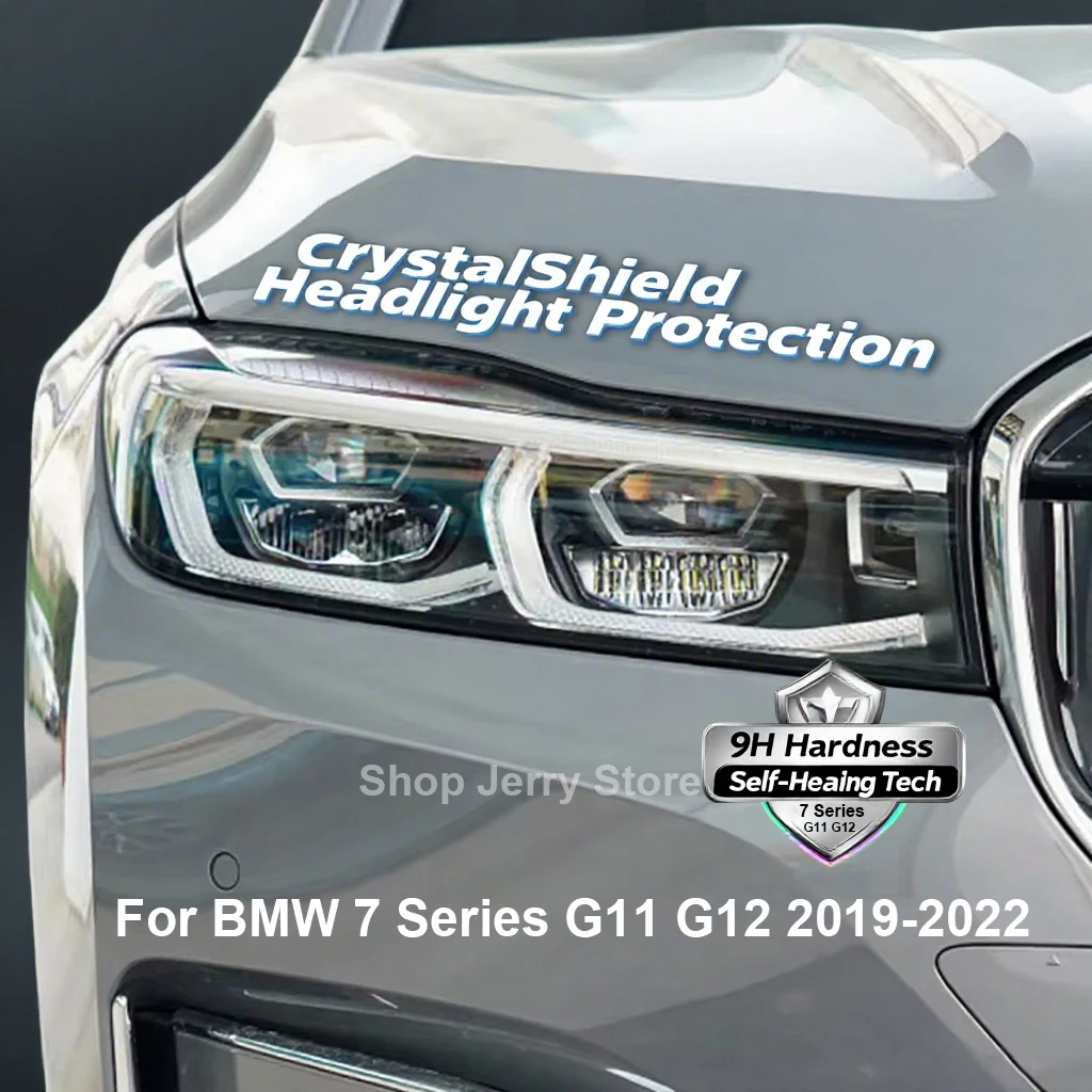 

Для BMW 7 серии G11 G12 2019-2022 Автомобильные фары ТПУ пленка переднего света HD прозрачная защита от царапин УФ-лучей подходит для наклейки на автомобильную лампу