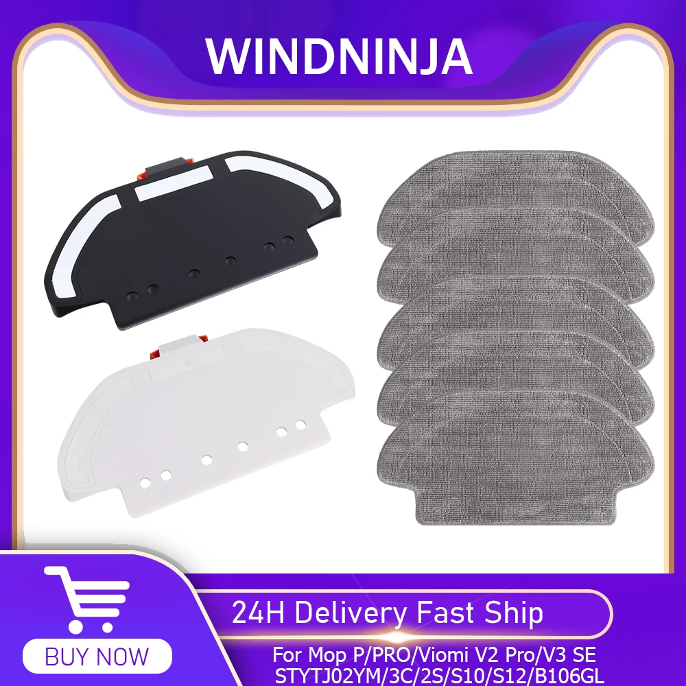 

Mop Cloths Holder Pad Parts for Xiaomi Vacuum-Mop P/PRO/STYTJ02YM/3C/2S/S10/S12/B106GL ForViomi V2 Pro/V3 SE Vacuum Mop Rag