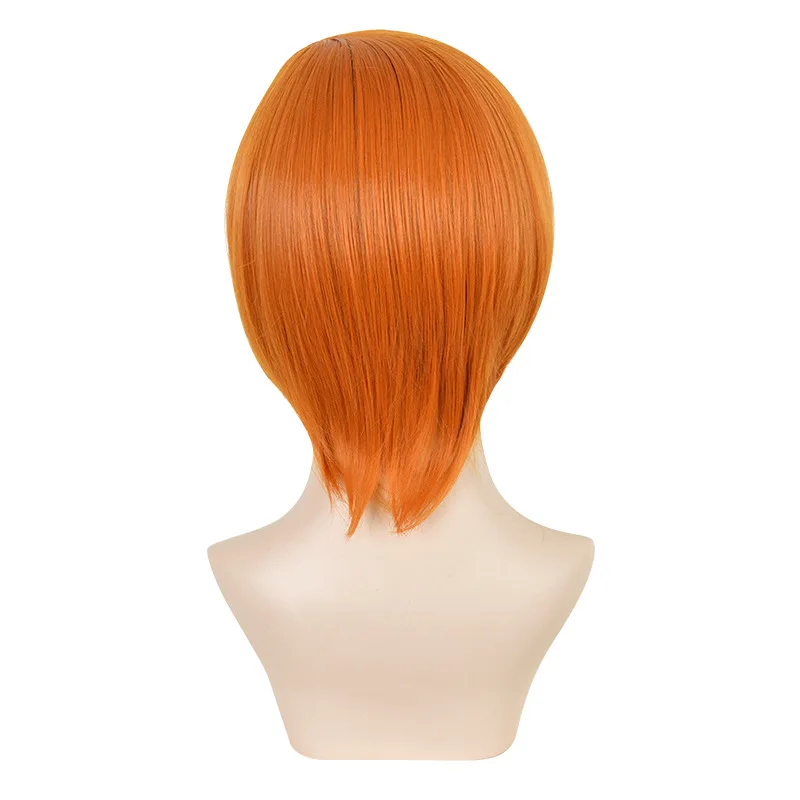 Oranje/Gouden Pruik Voor Nami Kyoko Met Kort Haar Cosplay Anime Pruik Voor Black Butler Scholar Karakter