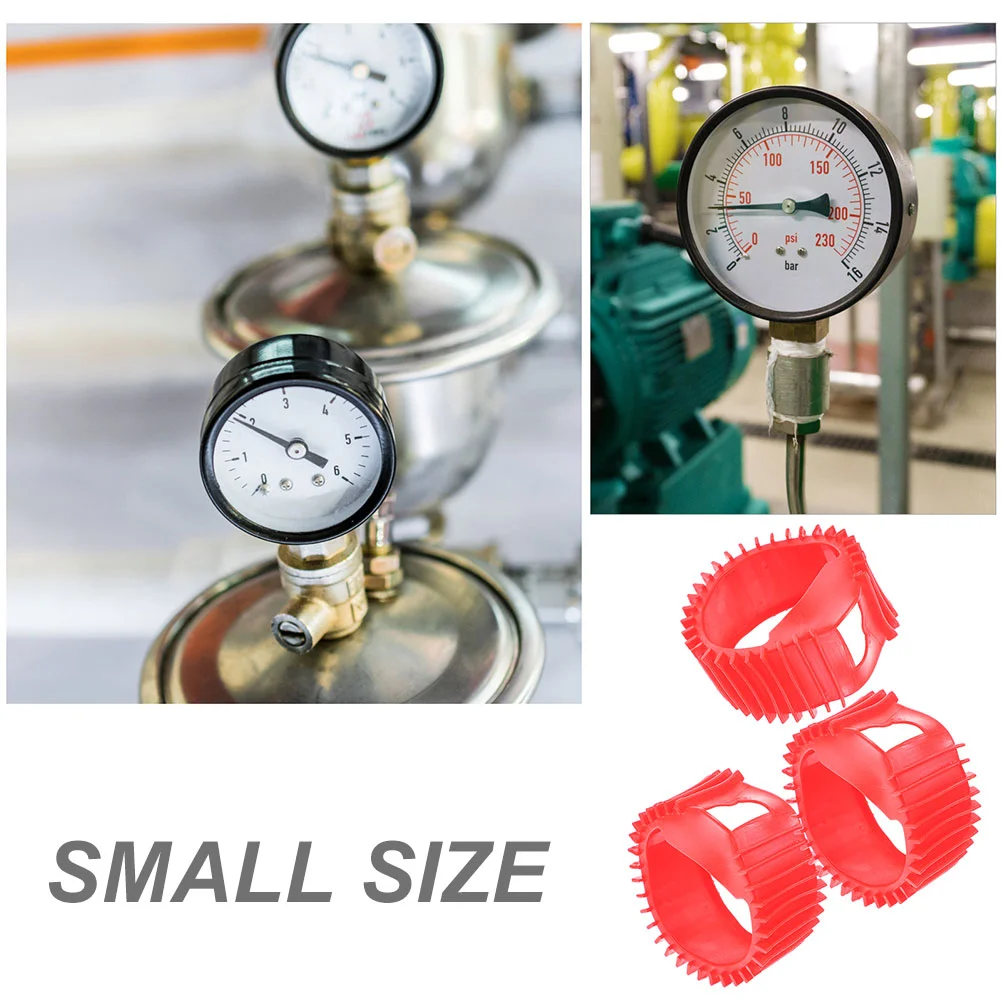 5 Pcs Gas Meter Cover Gauge Boots Oxygen and Acetylene Covers Silicone Sleeve Silica Gel Regulator Protector